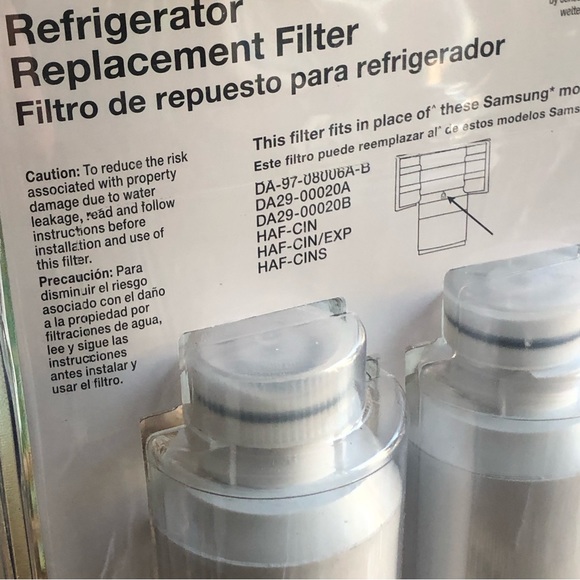 HDX FMS-2 Replacement Water Filter / Purifier for Samsung Refrigerators (2 Pack) - Picture 4 of 7